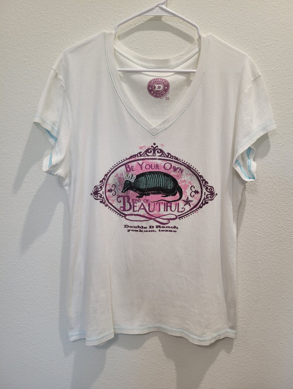 DOUBLE D RANCH BE YOUR OWN KIND OF BEAUTIFUL T-SHIRT SIZE XL